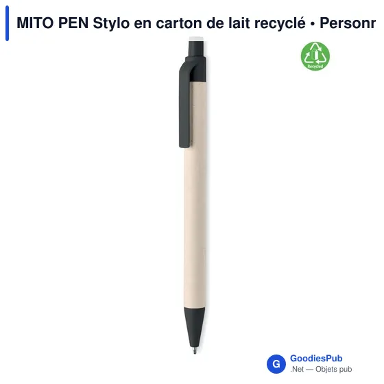 MITO PEN Stylo en carton de lait recyclé - Image 10