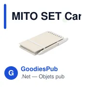 MITO SET Carnet en carton de lait recycl - Miniature 1