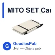 MITO SET Carnet en carton de lait recycl - Miniature 6