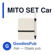 MITO SET Carnet en carton de lait recycl - Miniature 8