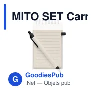 MITO SET Carnet en carton de lait recycl - Miniature 9