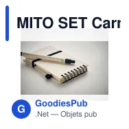MITO SET Carnet en carton de lait recycl - Miniature 10