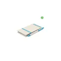 Variante turquoise - MITO SET Carnet en carton de lait recycl
