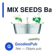 MIX SEEDS Bac en zinc & herbes aromatique - Miniature 1