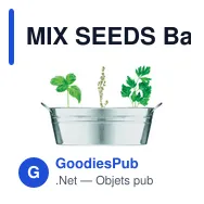 MIX SEEDS Bac en zinc & herbes aromatique - Miniature 2