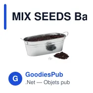 MIX SEEDS Bac en zinc & herbes aromatique - Miniature 3