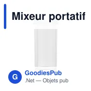 Mixeur portatif personnalisable pour smoothie avec logo - Miniature 11