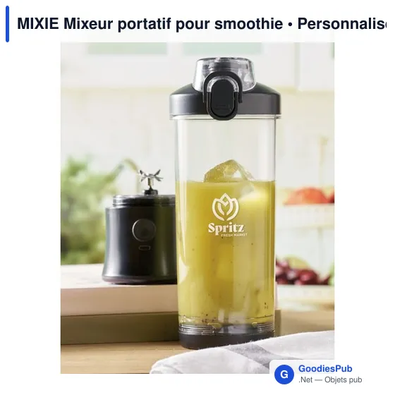 Mixeur portatif personnalisable pour smoothie avec logo - Image 5