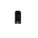 Variante noir - Support de téléphone personnalisable en bambou Miyo avec logo
