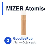 MIZER Atomiseur de parfum 10 ml - Miniature 2