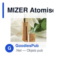 MIZER Atomiseur de parfum 10 ml - Miniature 4