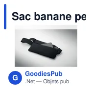 Sac banane personnalisable en 600D RPET avec logo - MODERATE - Miniature 5