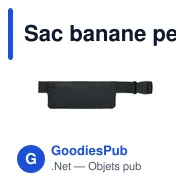 Sac banane personnalisable en 600D RPET avec logo - MODERATE - Miniature 9