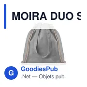 MOIRA DUO Sac en RPET. - Miniature 1