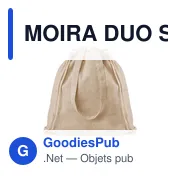 MOIRA DUO Sac en RPET. - Miniature 3