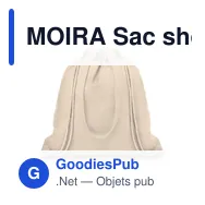 MOIRA Sac shopping à cordelette - Miniature 1