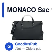 MONACO Sac week-end en toile 340gr/m² - Miniature 2