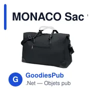 MONACO Sac week-end en toile 340gr/m² - Miniature 3