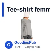 Tee-shirt femme personnalisable MONARCH avec logo - Miniature 12