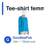 Tee-shirt femme personnalisable MONARCH avec logo - Miniature 9