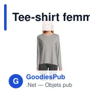 Tee-shirt femme personnalisable MONARCH avec logo - Miniature 10