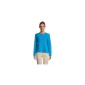 Variante bleu aqua - Tee-shirt femme personnalisable MONARCH avec logo