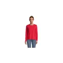 Variante rouge - Tee-shirt femme personnalisable MONARCH avec logo