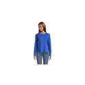 Variante bleu royal - Tee-shirt femme personnalisable MONARCH avec logo