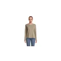 Variante kaki - Tee-shirt femme personnalisable MONARCH avec logo