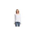 Variante blanc - Tee-shirt femme personnalisable MONARCH avec logo