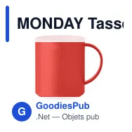 MONDAY Tasse réutilisable 300 ml - Miniature 1