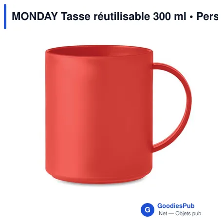 MONDAY Tasse réutilisable 300 ml