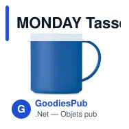MONDAY Tasse réutilisable 300 ml - Miniature 12