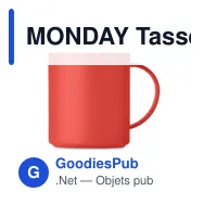 MONDAY Tasse réutilisable 300 ml - Miniature 3