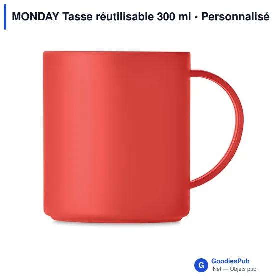 MONDAY Tasse réutilisable 300 ml - Image 3