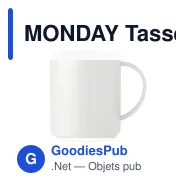 MONDAY Tasse réutilisable 300 ml - Miniature 4