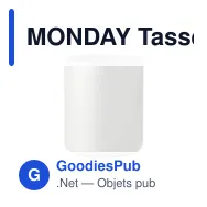 MONDAY Tasse réutilisable 300 ml - Miniature 5