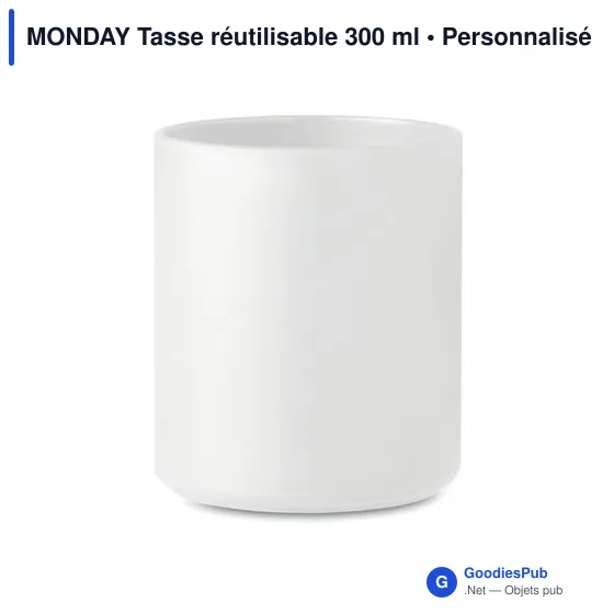 MONDAY Tasse réutilisable 300 ml - Image 5