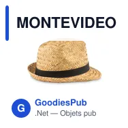 MONTEVIDEO Chapeau en paille naturelle - Miniature 2