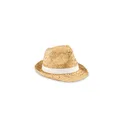 Variante blanc - MONTEVIDEO Chapeau en paille naturelle