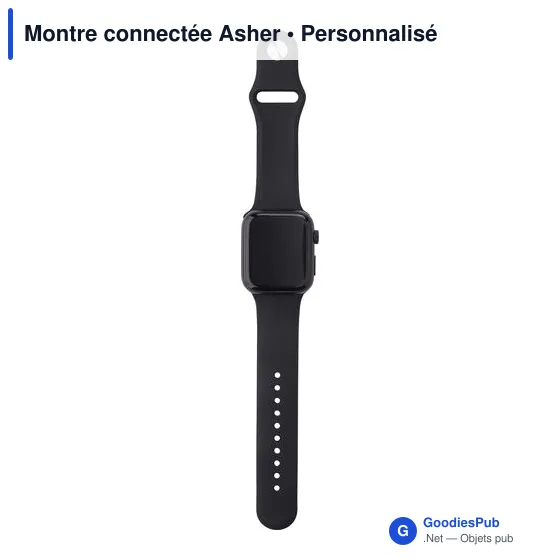 Montre connectée personnalisable avec logo - Asher - Image 1