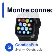 Montre connectée personnalisable avec logo - Asher - Miniature 2