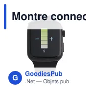 Montre connectée personnalisable avec logo - Asher - Miniature 4