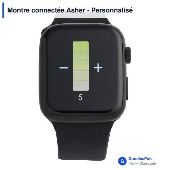 Montre connectée personnalisable avec logo - Asher - Image 4