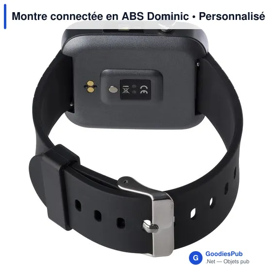 Montre connectée personnalisable avec logo - Modèle Dominic - Image 2