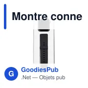 Montre connectée personnalisable avec logo - Modèle Dominic - Miniature 4
