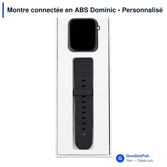 Montre connectée personnalisable avec logo - Modèle Dominic - Image 4
