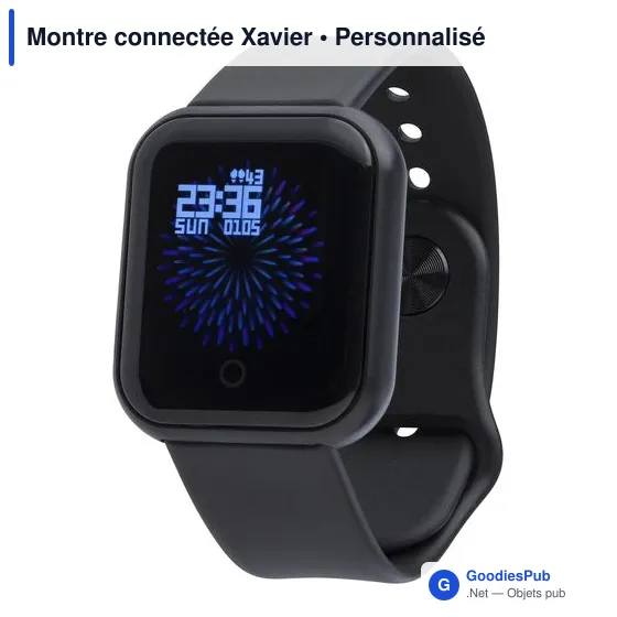 Montre connectée personnalisable avec logo pour entreprises - Image 2