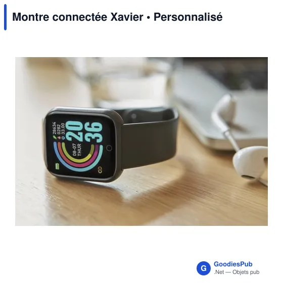 Montre connectée personnalisable avec logo pour entreprises - Image 11