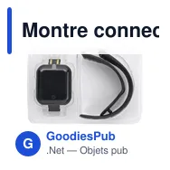 Montre connectée personnalisable avec logo pour entreprises - Miniature 7